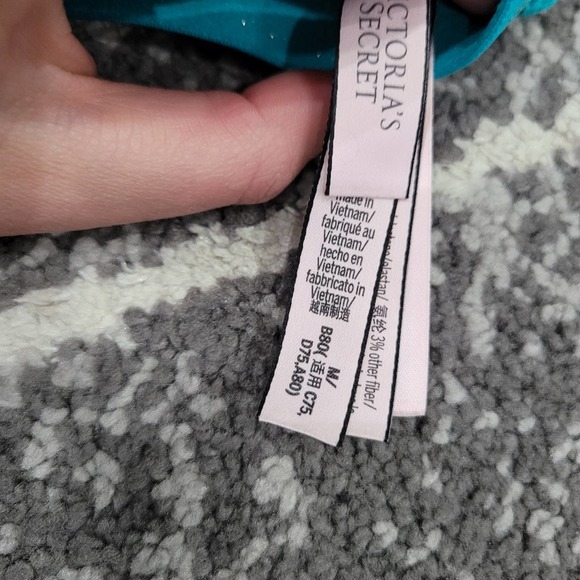 Victoria secret blue womens medium bralette - Picture 4 of 5